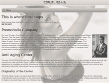 Tablet Screenshot of antiagingcenter.it